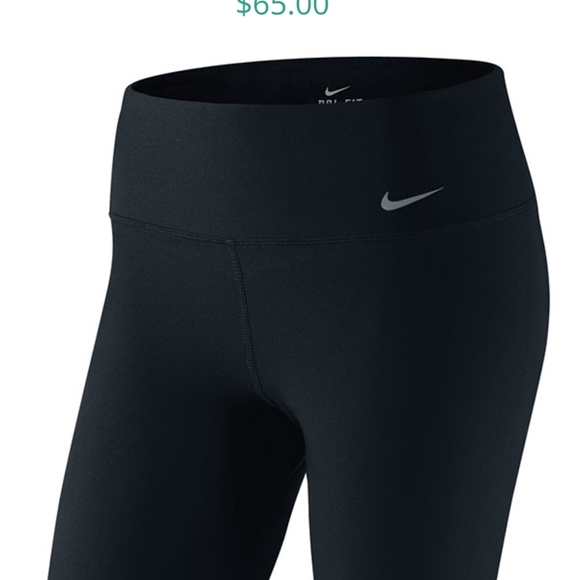 Nike Pants - Capris Nike Go Dri Fit High Rise Black Womens M